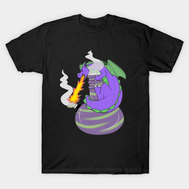 Puff the Bong Dragon T-Shirt by DandyBound